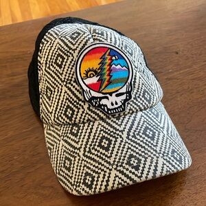 Grateful Dead B&W O’Neill Surf Patterned Cap with patch